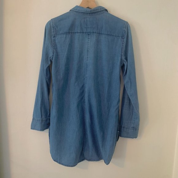 Anthropologie Holding Horses Chambray Tunic Top 4 - Picture 6 of 8